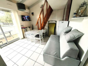 Appartement T2 climatisé avec mezzanine, piscine et parking, proche plage - Agde - FR-1-607-119